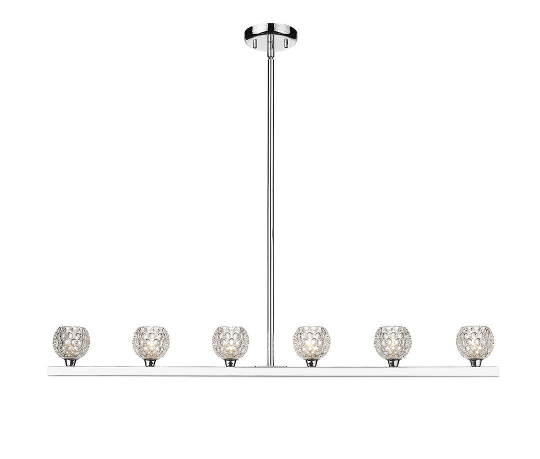 Papillon 6-Light Linear Suspension Dining Light thelightingshoppe.ca