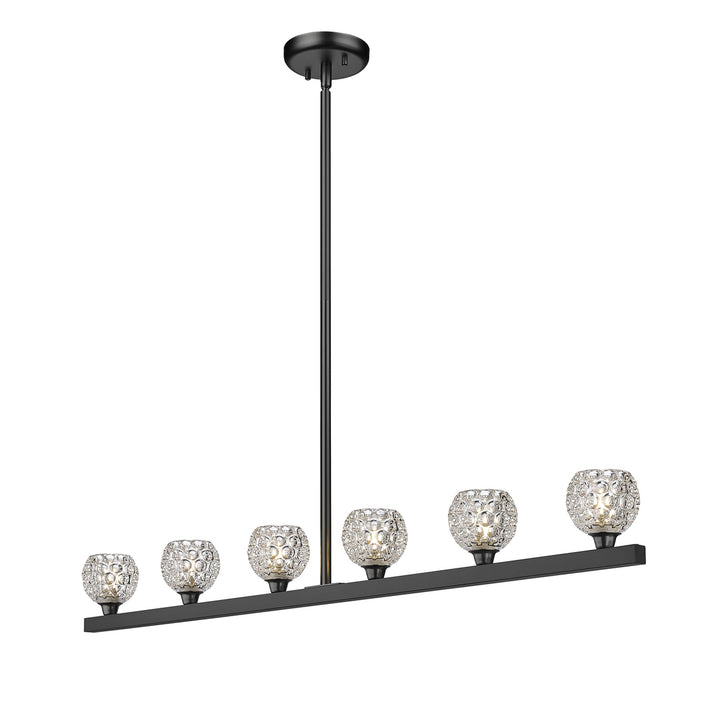 Papillon 6-Light Linear Suspension Dining Light thelightingshoppe.ca
