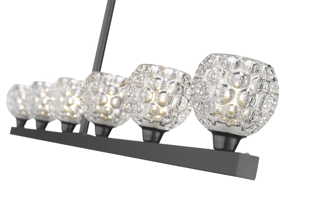 Papillon 6-Light Linear Suspension Dining Light thelightingshoppe.ca