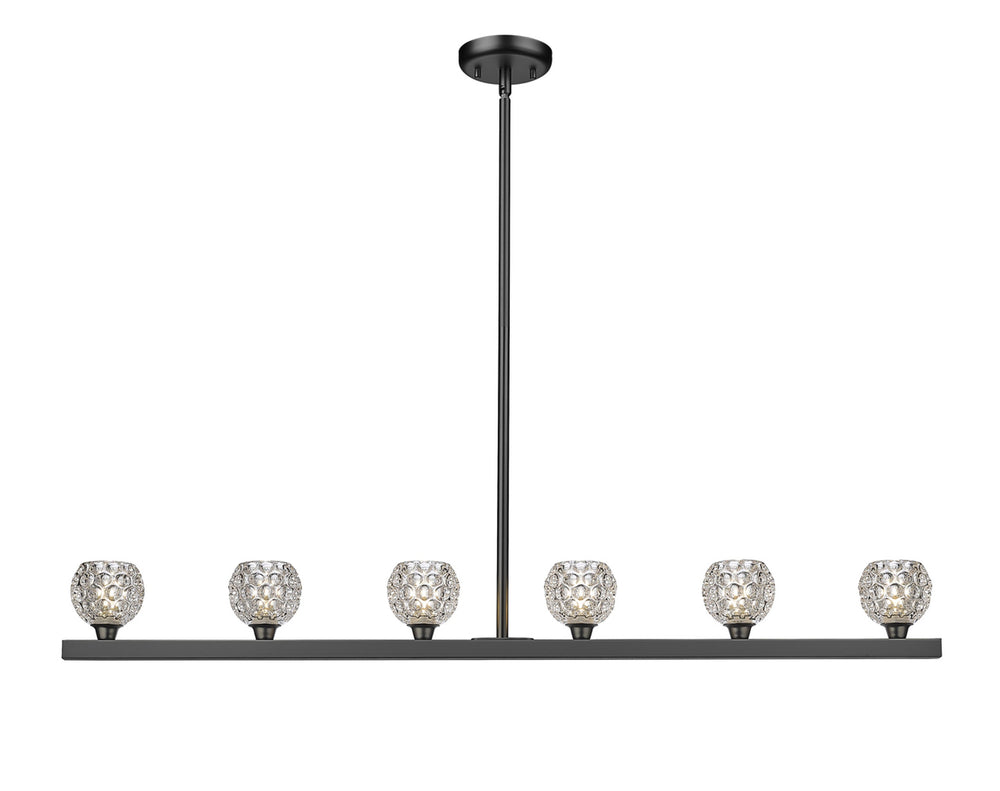 Papillon 6-Light Linear Suspension Dining Light thelightingshoppe.ca