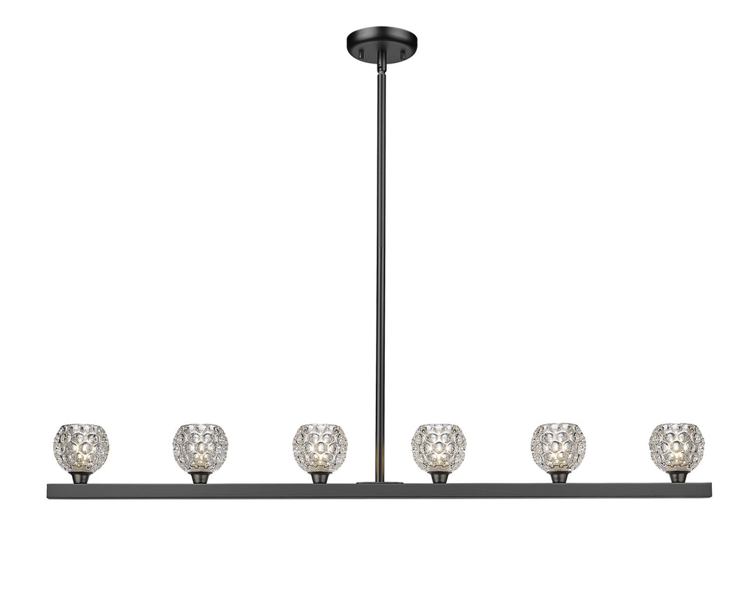 Papillon 6-Light Linear Suspension Dining Light thelightingshoppe.ca