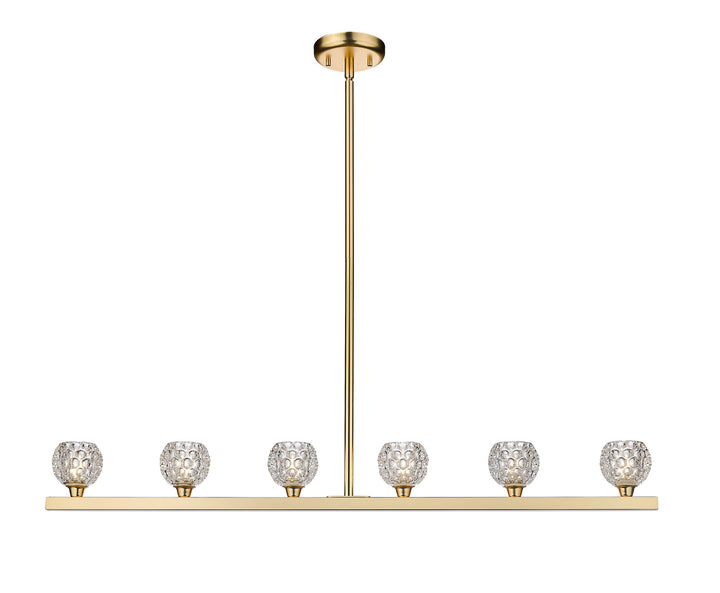 Papillon 6-Light Linear Suspension Dining Light thelightingshoppe.ca