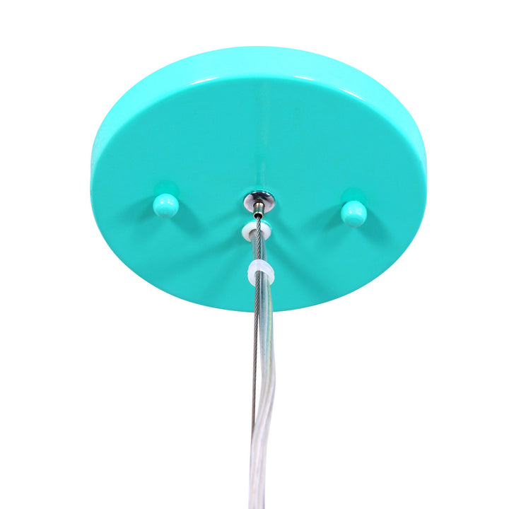 Varaluz - 169M01AQ - One Light Mini Pendant - Urchin - Aqua Velvet
