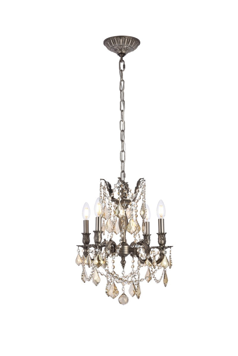 Rosalia Four Light Pendant in Pewter - available from The Lighting Shoppe, trusted by Canadian homeowners