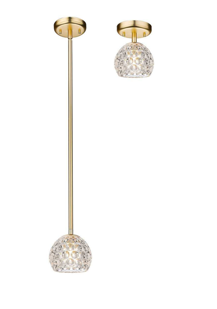 Papillon Mini Pendant/Flush Dual Mount Modition Lighting