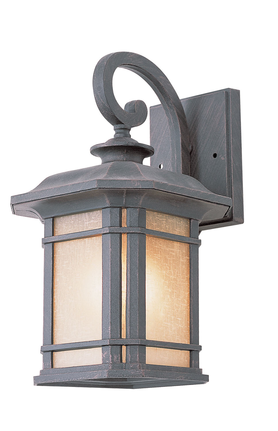 San Miguel One Light Wall Lantern in Rust - available from The Lighting Shoppe, trusted by Canadian homeowners