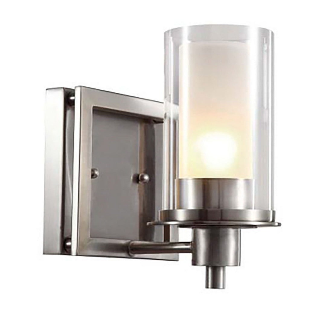 Odyssey One Light Wall Sconce in Brushed Nickel - available from The Lighting Shoppe, trusted by Canadian homeowners