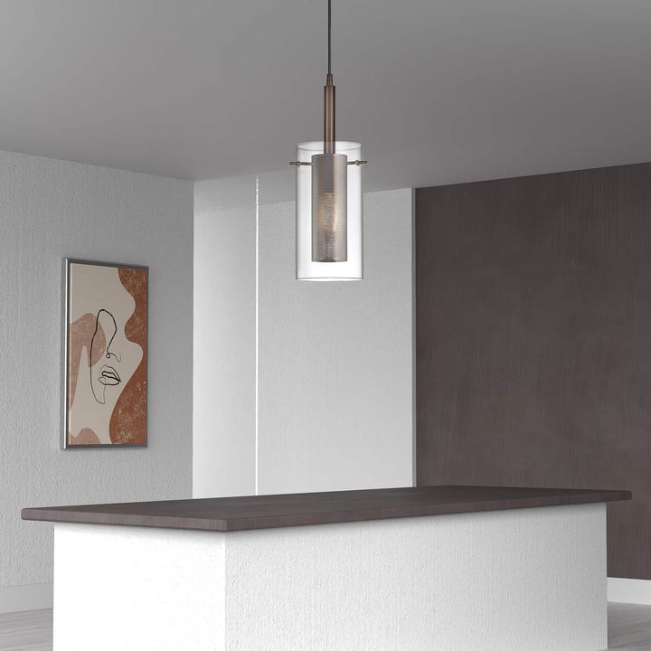 Dainolite Canada - 30961-CM-OBB - One Light Pendant - Percy - Oil Brushed Bronze