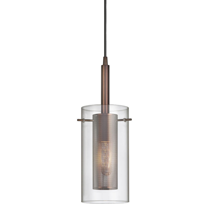 Percy One Light Pendant in Oil Brushed Bronze - available from The Lighting Shoppe, trusted by Canadian homeowners