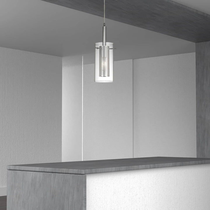 Dainolite Canada - 30961-CM-PC - One Light Pendant - Percy - Polished Chrome