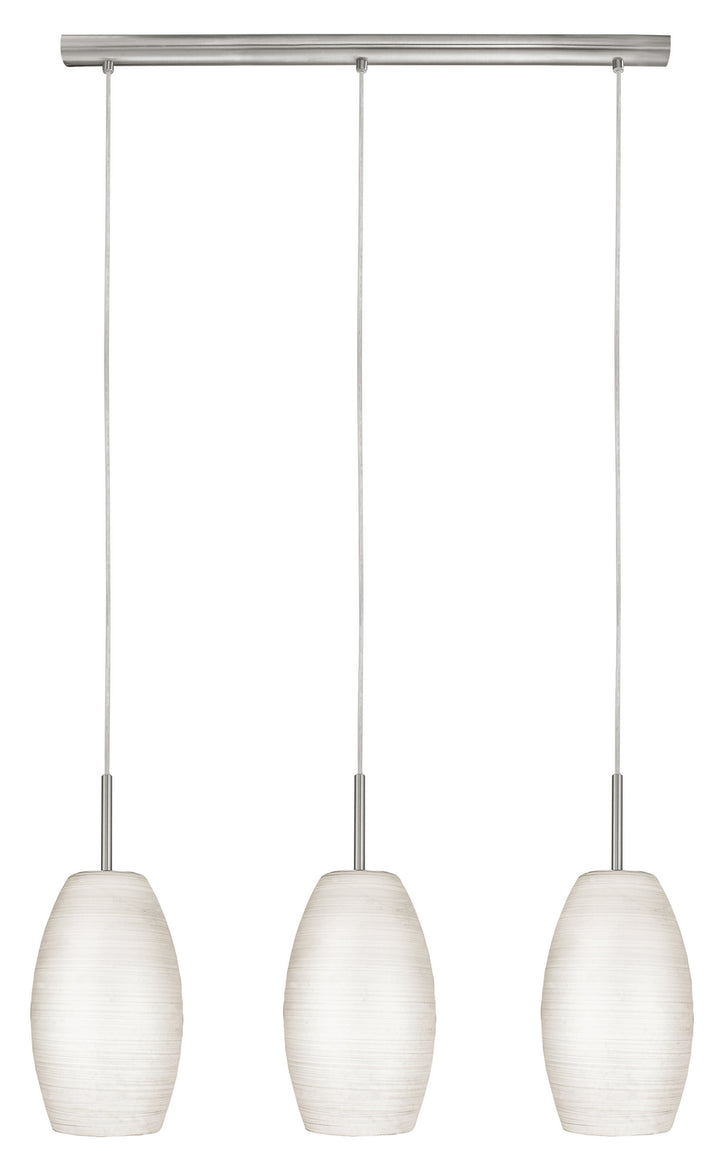 Eglo Canada - 88954A - Three Light Pendant - Batista 1 - Matte Nickel