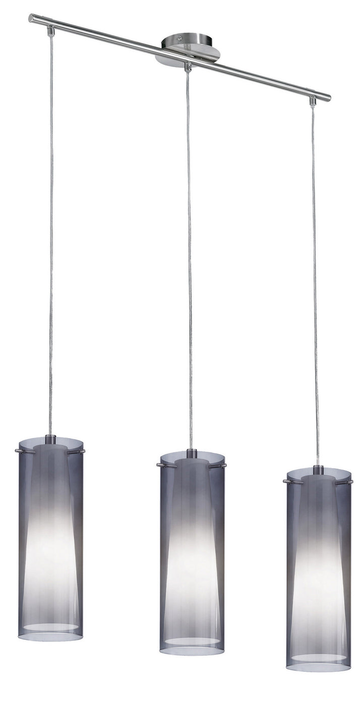 Eglo Canada - 90305A - Three Light Linear Pendant - Pinto Nero - Matte Nickel