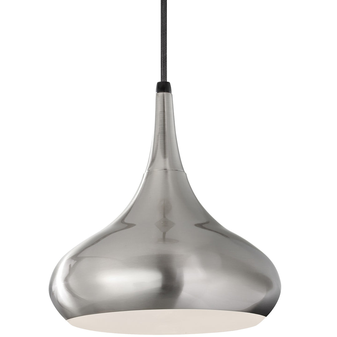 Generation Lighting Canada - P1253BS - One Light Pendant - Belle - Brushed Steel