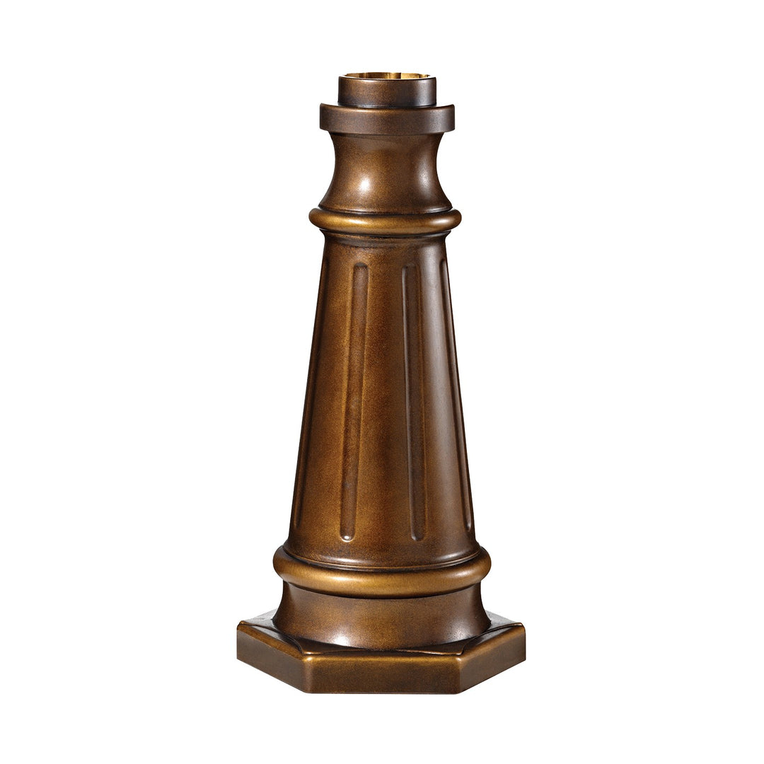 Generation Lighting Canada - POSTBASE ASTB - Postbase - Outdoor Post Base - Astral Bronze