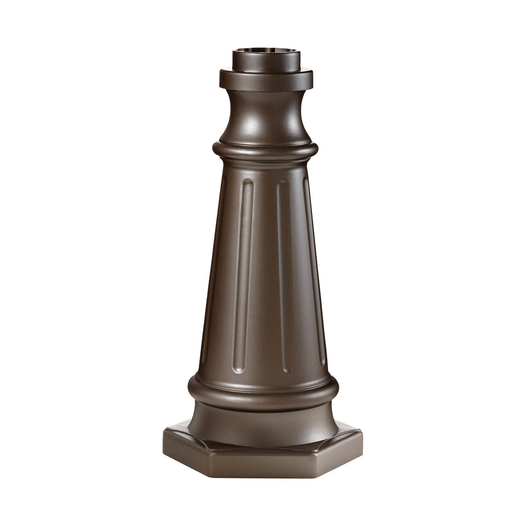 Generation Lighting Canada - POSTBASE ORB - Postbase - Outdoor Post Base - Oil Rubbed Bronze
