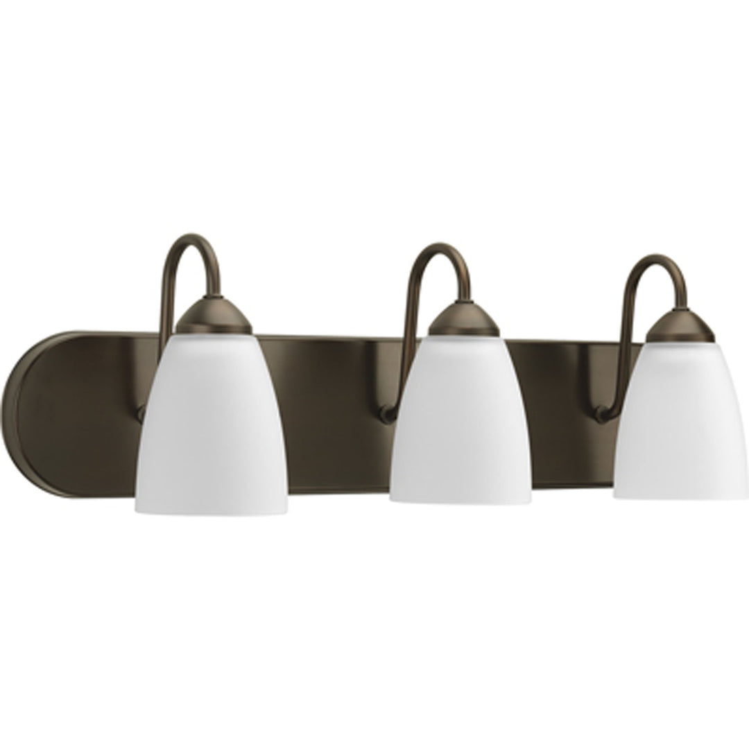 Gather Three Light Bath in Antique Bronze - available from The Lighting Shoppe, trusted by Canadian homeowners