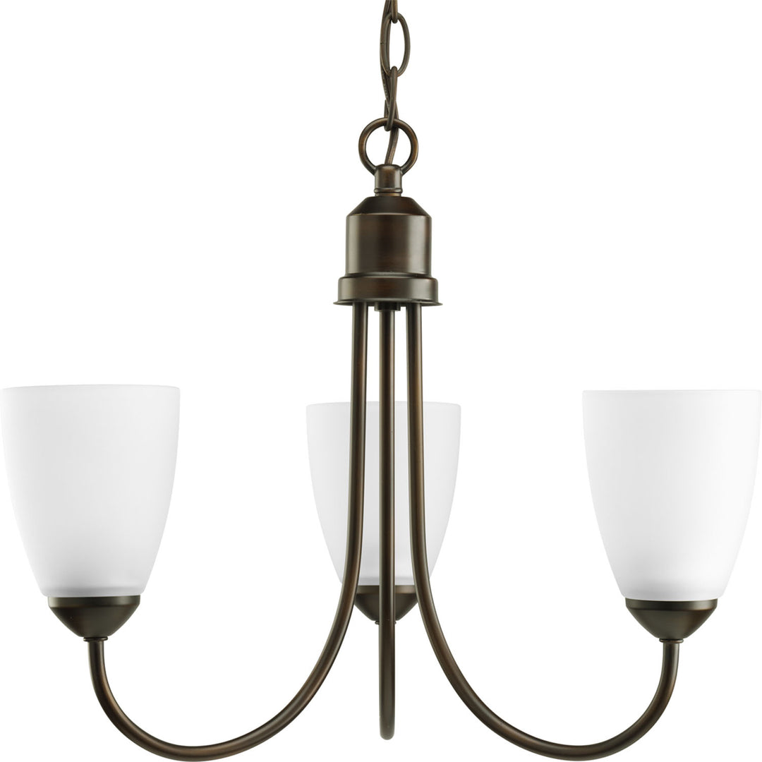 Progress Canada - P4440-20 - Three Light Chandelier - Gather - Antique Bronze