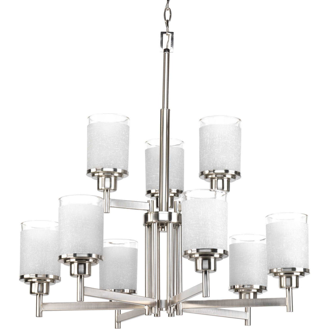 Progress Canada - P4626-09 - Nine Light Chandelier - Alexa - Brushed Nickel