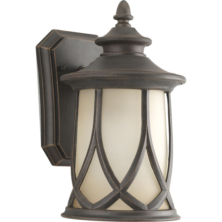 Resort One Light Wall Lantern in Aged Copper - available from The Lighting Shoppe, trusted by Canadian homeowners