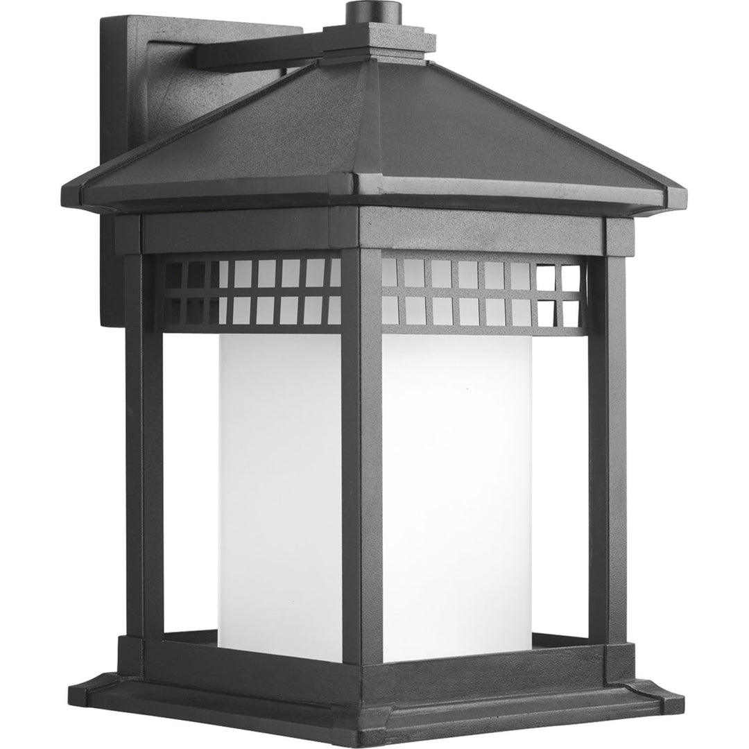 Merit One Light Wall Lantern in Black - available from The Lighting Shoppe, trusted by Canadian homeowners