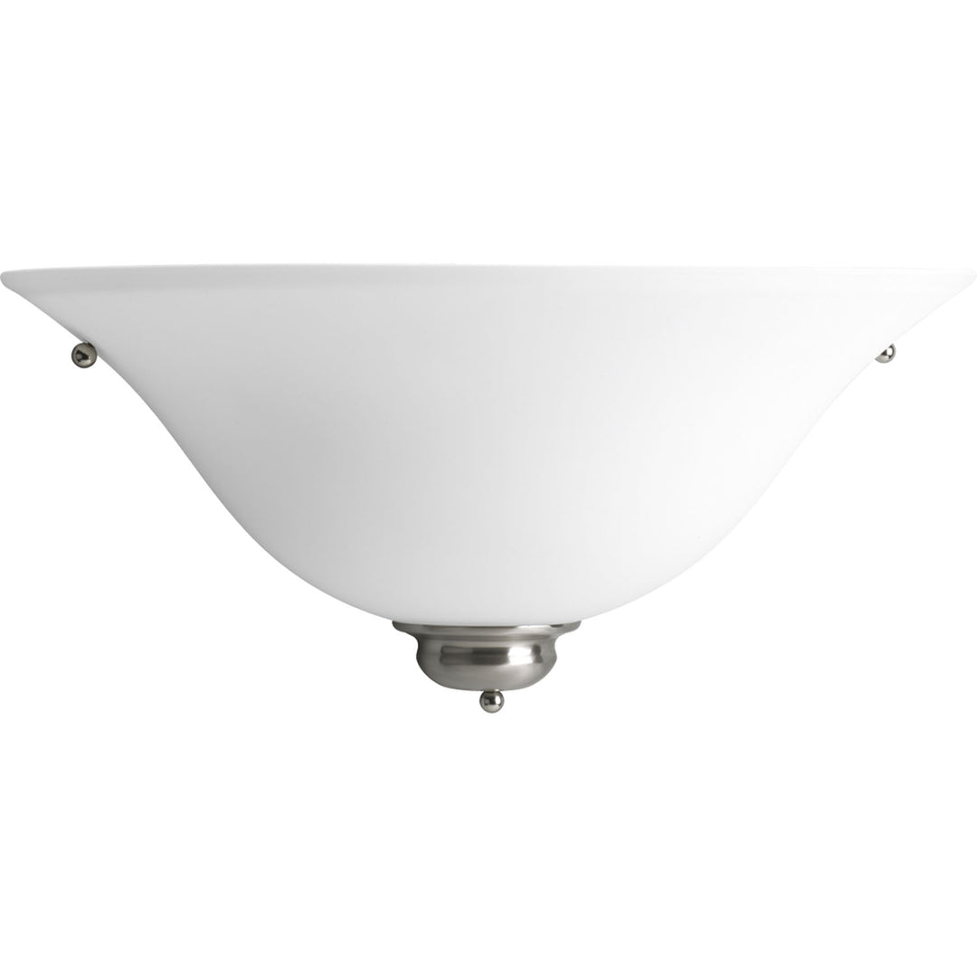 Sconce One Light Wall Sconce in Brushed Nickel - available from The Lighting Shoppe, trusted by Canadian homeowners
