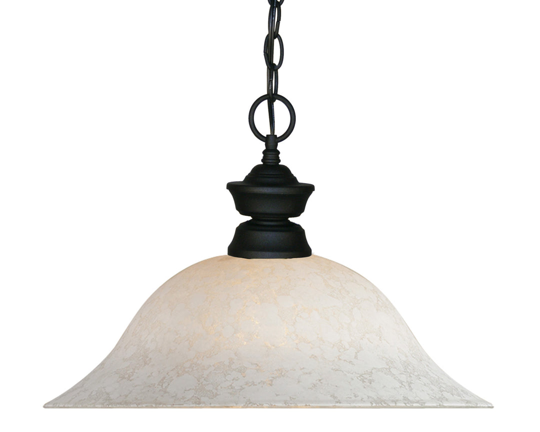 Pendant Lights One Light Pendant in Matte Black - available from The Lighting Shoppe, trusted by Canadian homeowners
