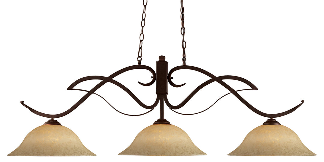 Z-Lite Canada - 126BRZ-GM16 - Three Light Billiard - Phoenix - Bronze