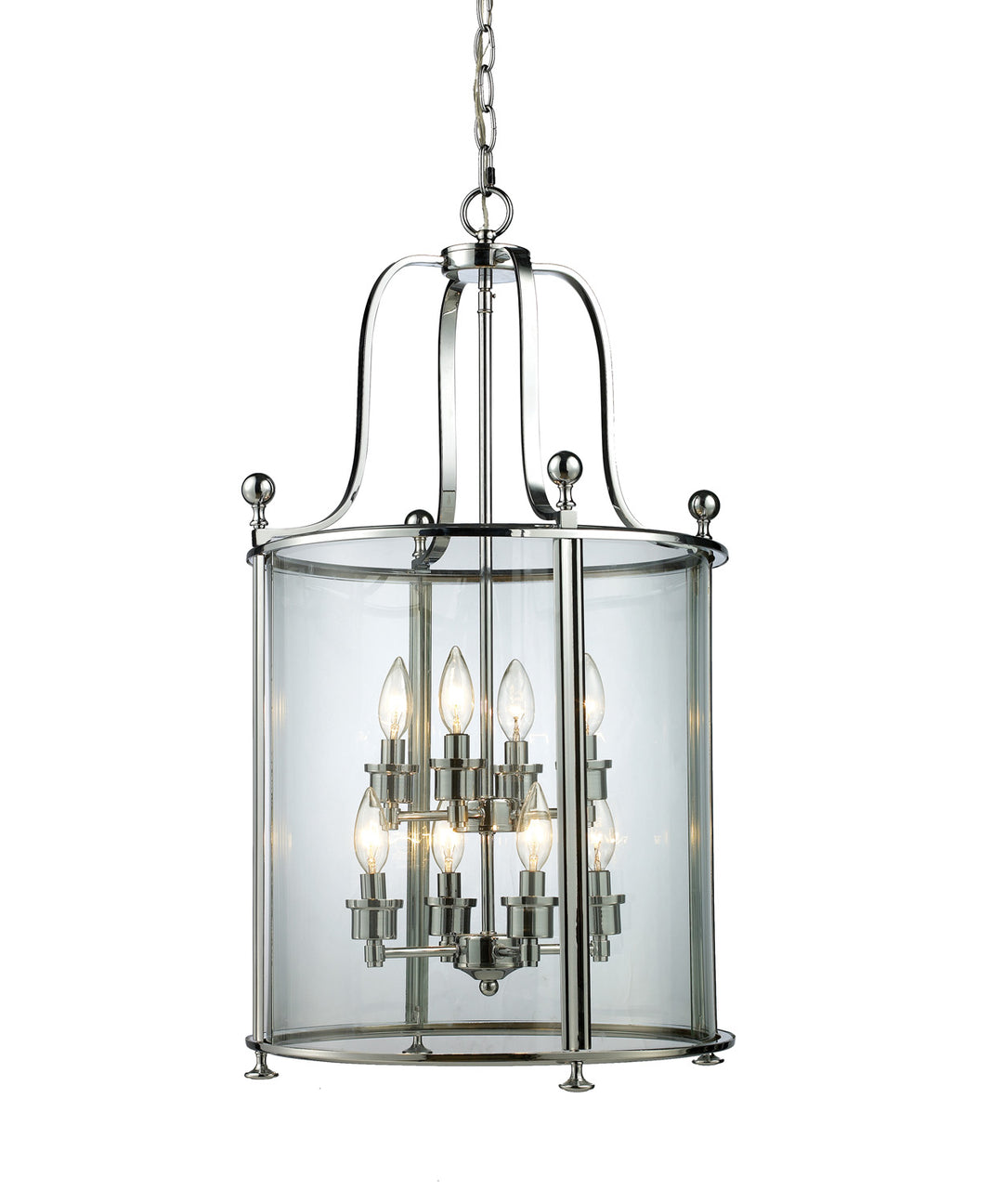 Z-Lite Canada - 134-8 - Eight Light Chandelier - Wyndham - Chrome