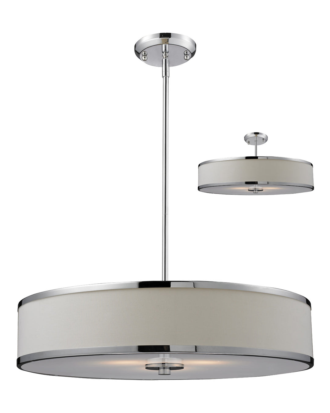 Cameo Three Light Pendant in Chrome - available from The Lighting Shoppe, trusted by Canadian homeowners