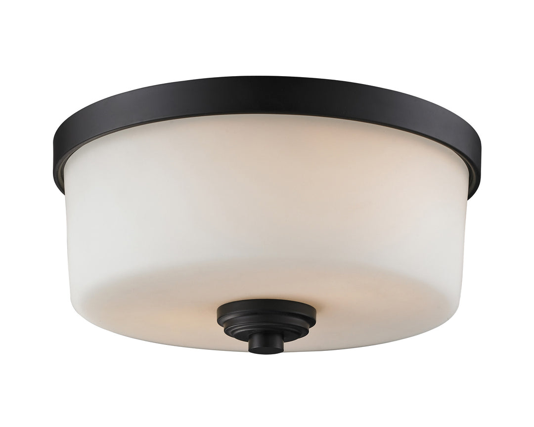 Arlington Two Light Flush Mount in Bronze - available from The Lighting Shoppe, trusted by Canadian homeowners