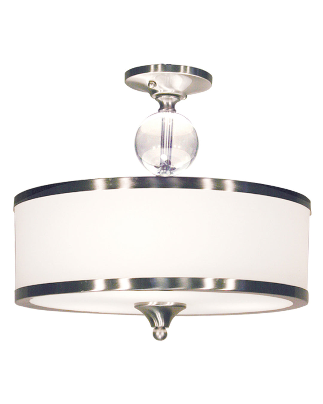 Z-Lite Canada - 308SF-BN - Three Light Semi Flush Mount - Cosmopolitan - Brushed Nickel