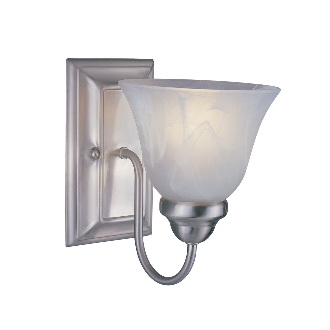 Lexington One Light Wall Sconce in Brushed Nickel - available from The Lighting Shoppe, trusted by Canadian homeowners