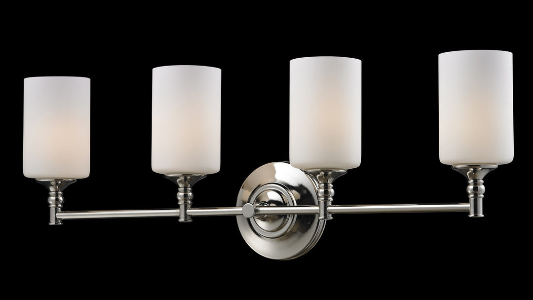 Cannondale Four Light Vanity in Chrome - available from The Lighting Shoppe, trusted by Canadian homeowners