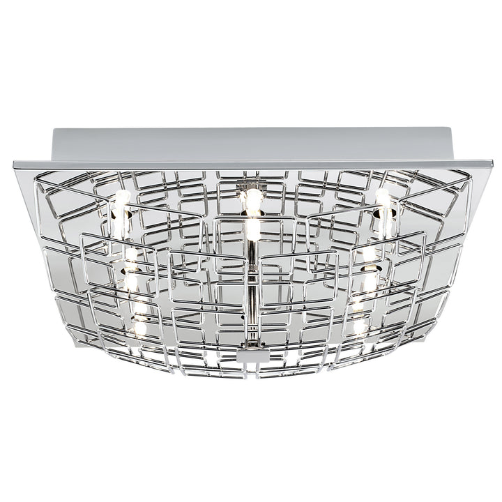 Eglo Canada - 91491A - Eight Light Ceiling Mount - Cromer 1 - Chrome