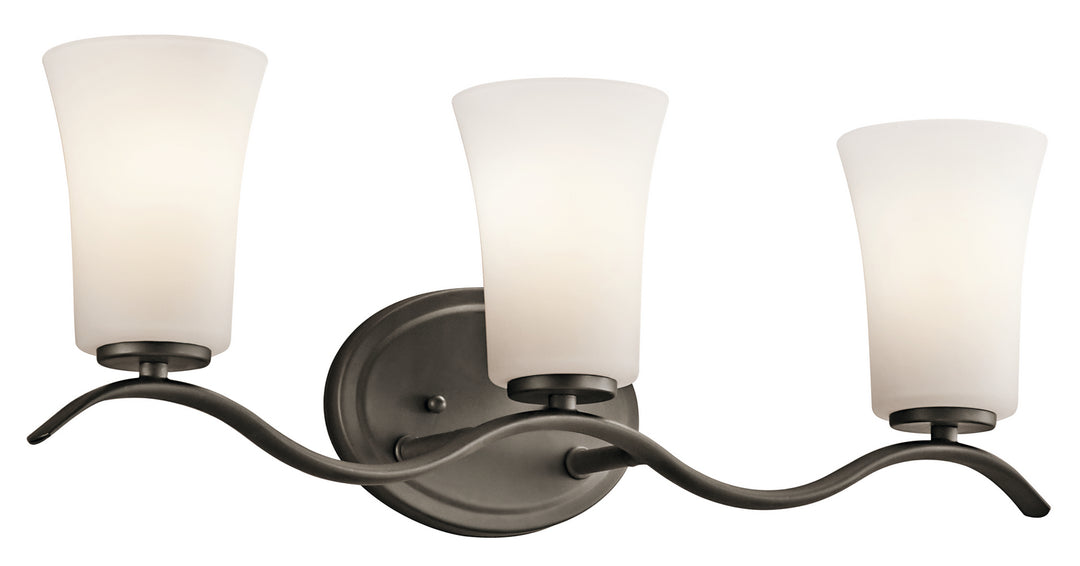 Armida Three Light Bath in Olde Bronze - available from The Lighting Shoppe, trusted by Canadian homeowners