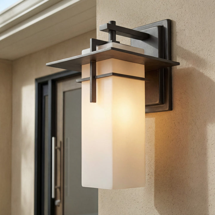 Kichler Canada - 49643OZ - One Light Outdoor Wall Mount - Caterham - Olde Bronze