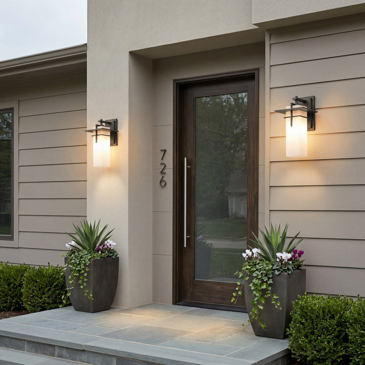 Kichler Canada - 49643OZ - One Light Outdoor Wall Mount - Caterham - Olde Bronze