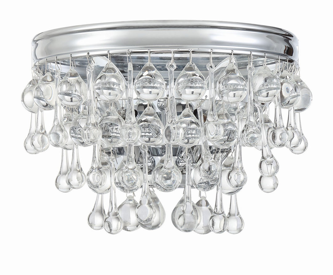 Calypso Two Light Wall Sconce in Polished Chrome - available from The Lighting Shoppe, trusted by Canadian homeowners