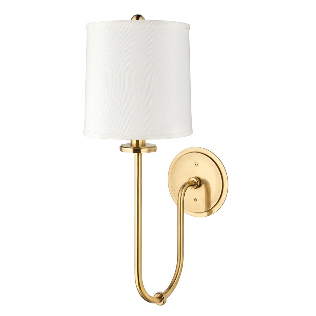 Hudson Valley Canada - 511-AGB - One Light Wall Sconce - Jericho - Aged Brass