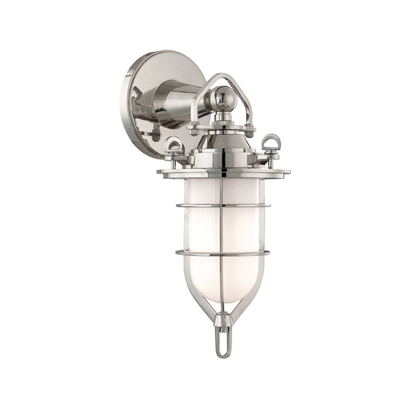 Hudson Valley Canada - 6501-PN - One Light Bath Bracket - New Canaan - Polished Nickel