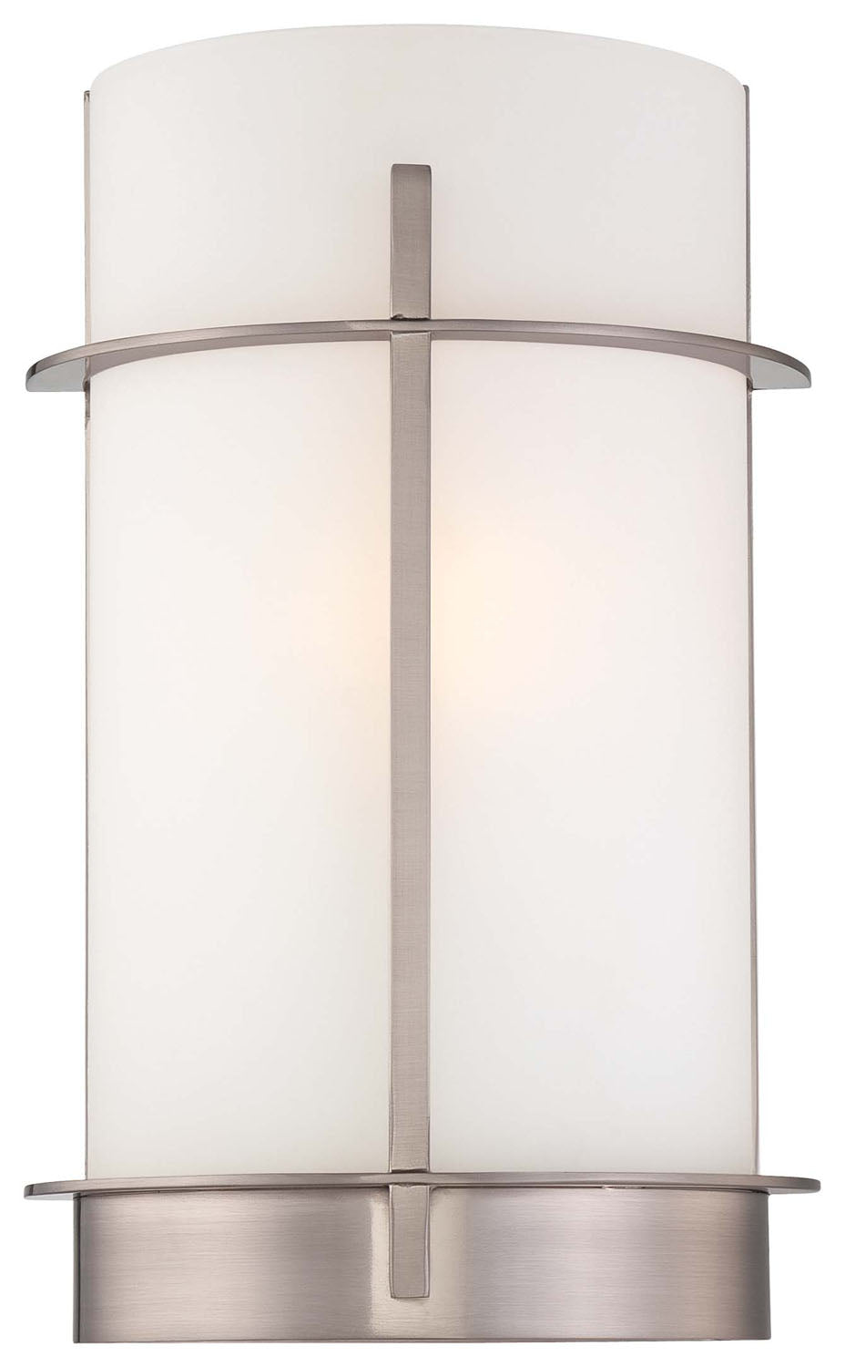 One Light Wall Sconce in Brushed Nickel - available from The Lighting Shoppe, trusted by Canadian homeowners