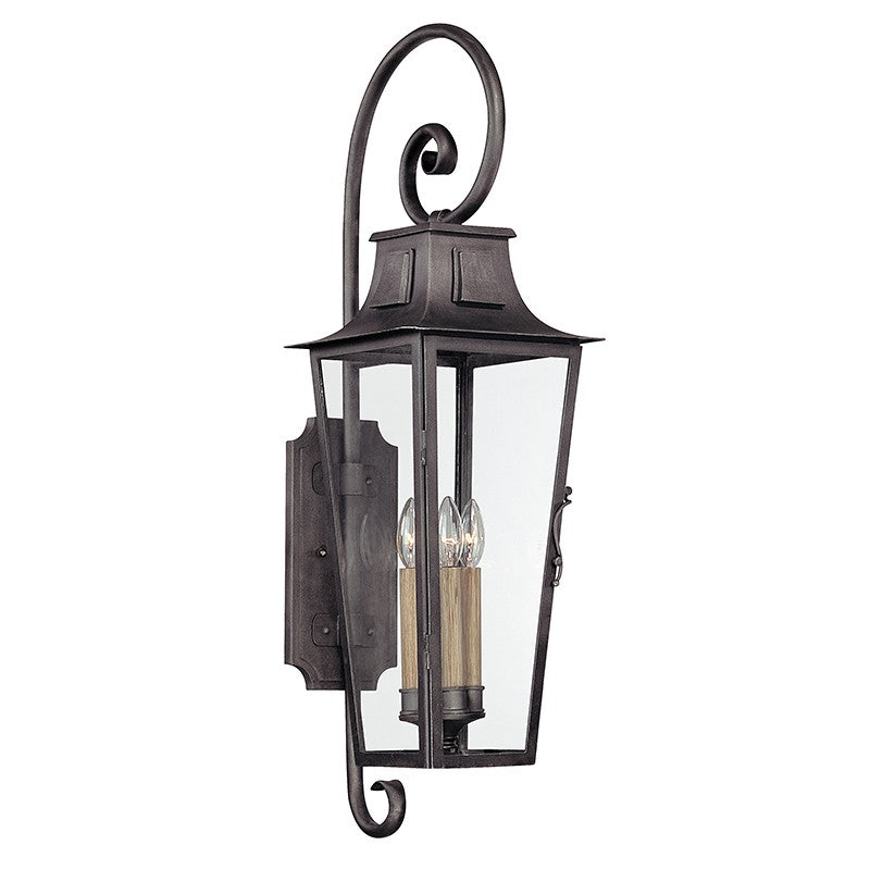 Troy Lighting Canada - B2963-APW - Four Light Wall Lantern - Parisian Square - Aged Pewter