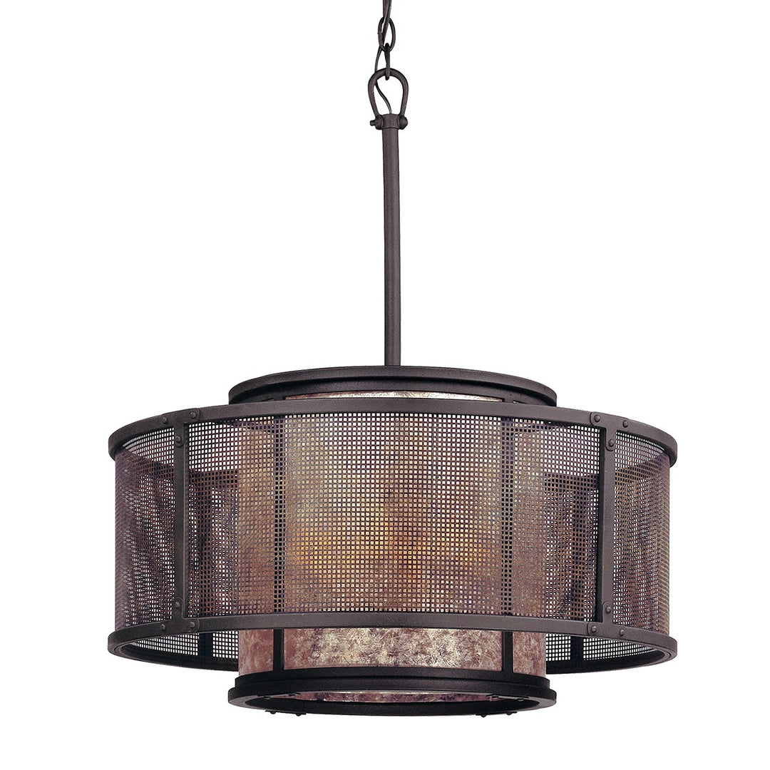 Troy Lighting Canada - F3105-BRZ/SFB - Six Light Chandelier - Copper Mountain - Bronze