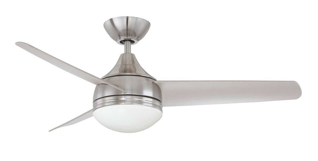 Moderno 42``Ceiling Fan in Satin Nickel w/ Silver blades Kendal Canada