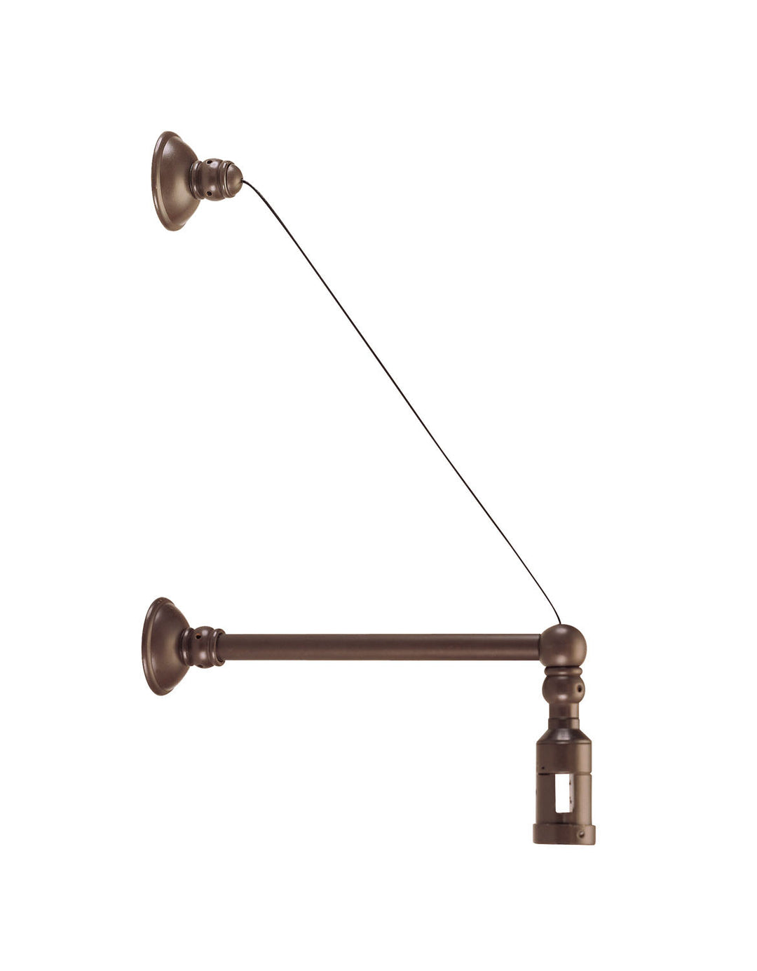 Wall Support Support Track Accessory in Oil Rubbed Bronze Kendal Canada