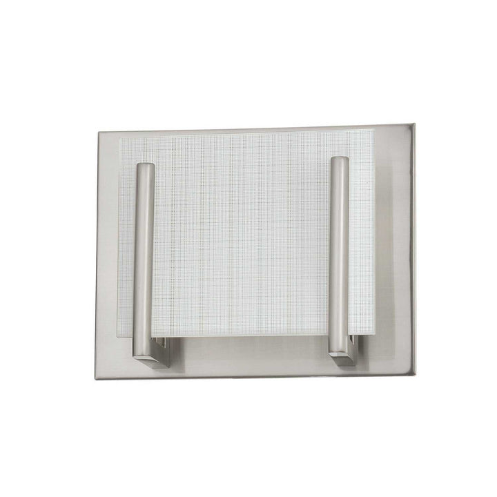 Aurora One Light Bath Sconce in Satin Nickel Kendal Canada