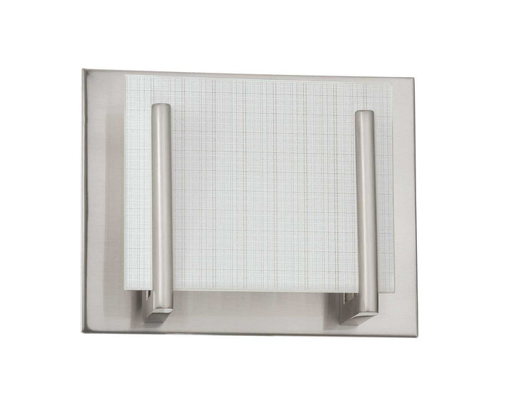 Aurora One Light Bath Sconce in Satin Nickel Kendal Canada