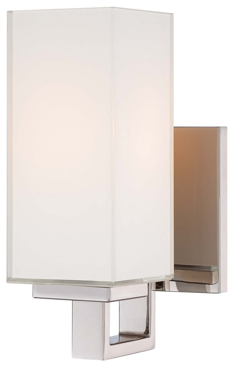 George Kovacs One Light Wall Sconce in Polished Nickel - available from The Lighting Shoppe, trusted by Canadian homeowners