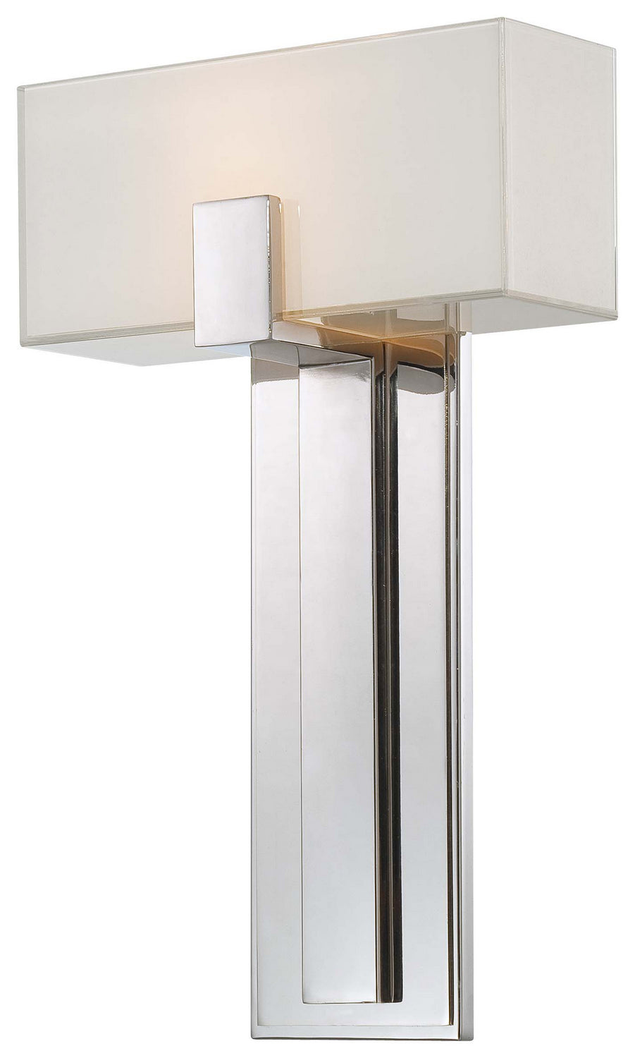 George Kovacs One Light Wall Sconce in Polished Nickel - available from The Lighting Shoppe, trusted by Canadian homeowners