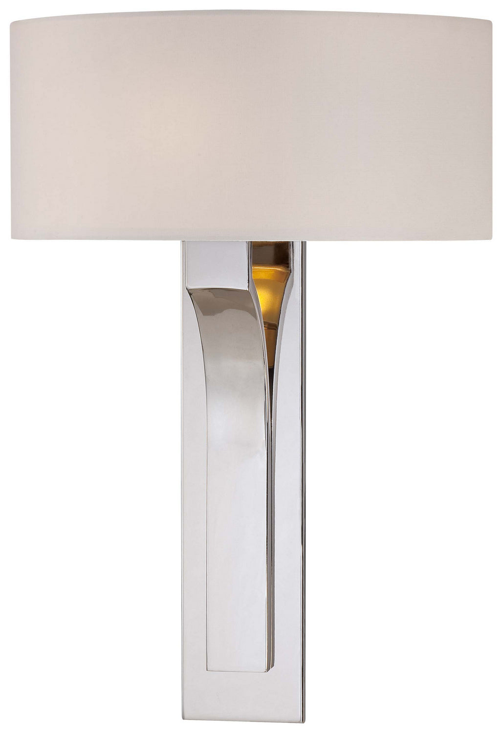 George Kovacs One Light Wall Sconce in Polished Nickel - available from The Lighting Shoppe, trusted by Canadian homeowners